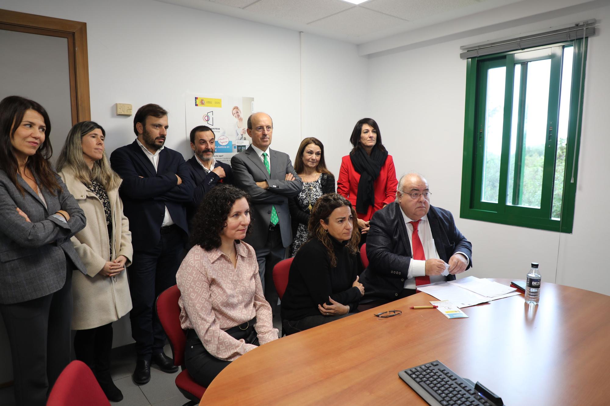 Inauguran la Oficina de Justicia de Formentera, que evitará los traslados a Ibiza