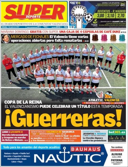 Portadas diarios deportivos del sábado 3 de junio