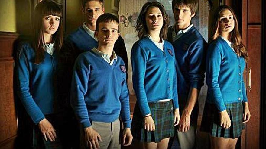 Protagonistas de &#039;El Internado&#039;, serie emitida hace diez años en Antena 3.