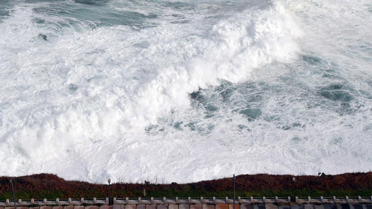 Efectos de la borrasca 'Bella' en A Coruña