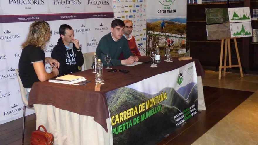 Por la izquierda, Pablo García, Santi Obaya, Alberto Rodríguez y José Víctor Rodríguez, en la presentación.