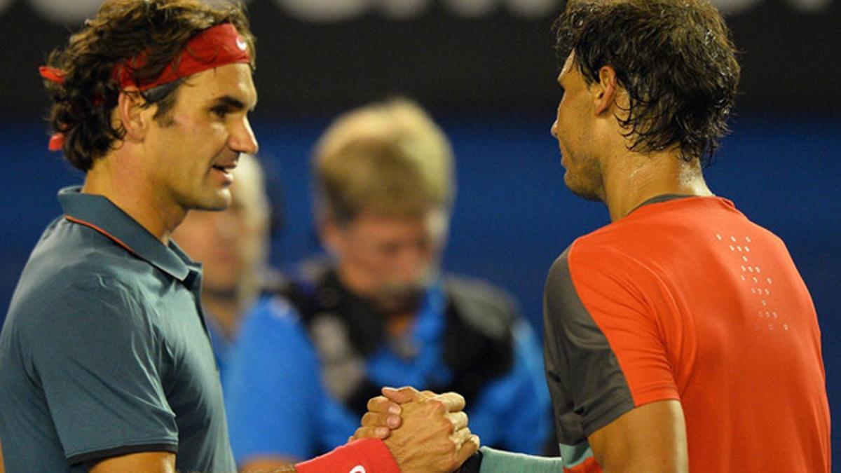 Federer destacó que jugar contra Nadal le ha hecho crecer como tenista