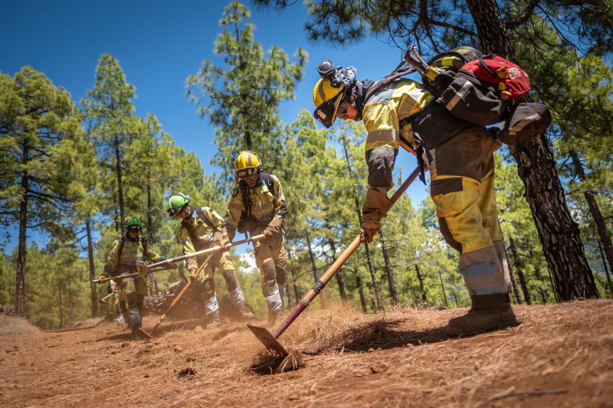 Entrenamiento Eirif en La Palma