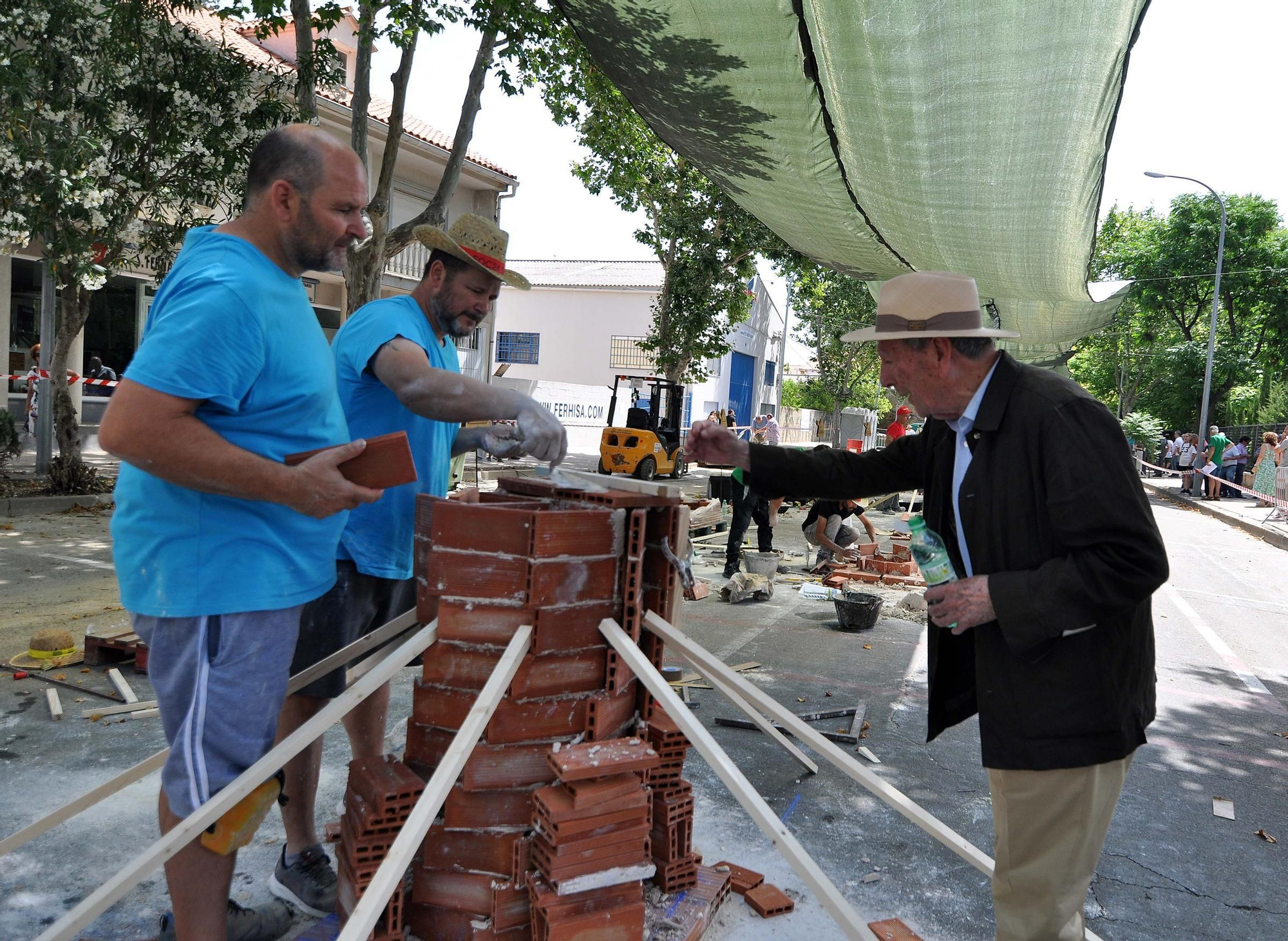 Malpartida de Plasencia acoge el Concurso Nacional de Albañilería
