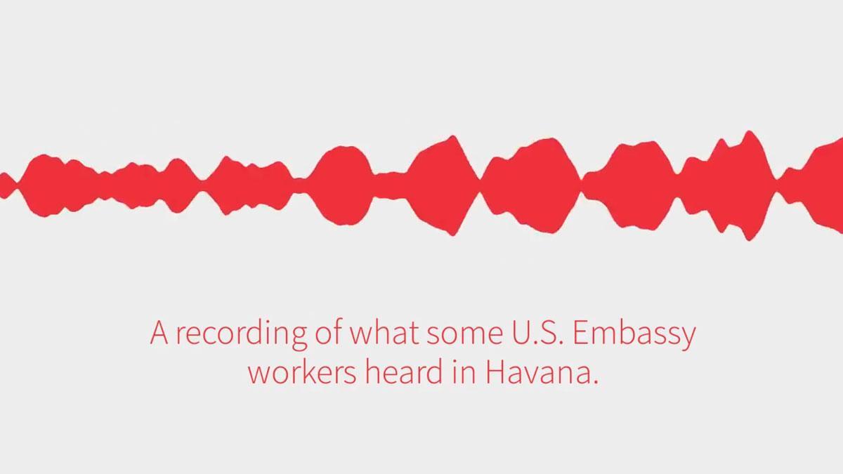 El sonido que escuchaban los trabajadores de la embajada de Estados Unidos en La Habana.