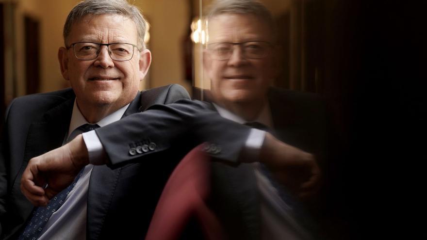 Ximo Puig (Morella, 1959), fotografiado este jueves en el Senado, en Madrid. | JOSÉ LUIS ROCA