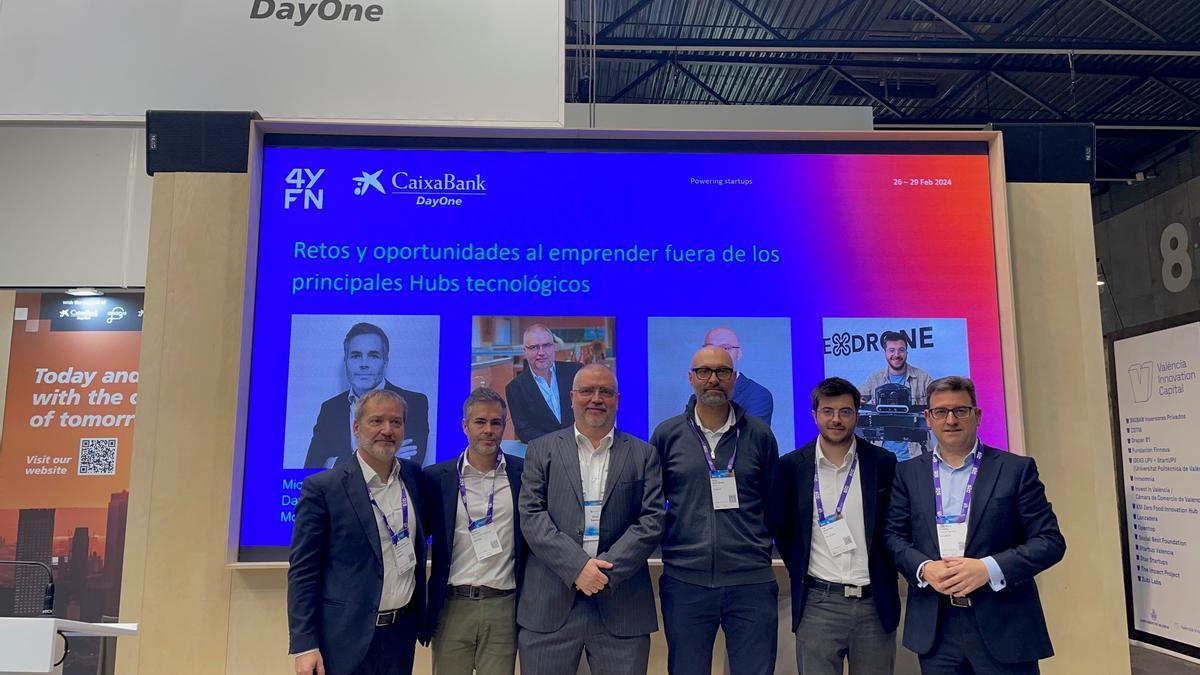 Paricipants en el panel organitzat per CaixaBank DayOne al 4YFN