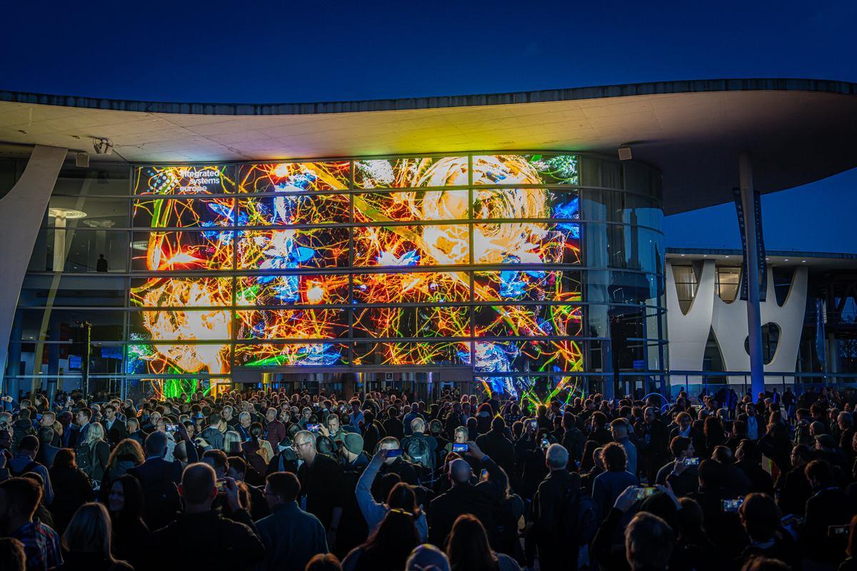 L’espectacle audiovisual que ISE ha organitzat al recinte Fira Gran Via durant aquesta edició de l’esdeveniment