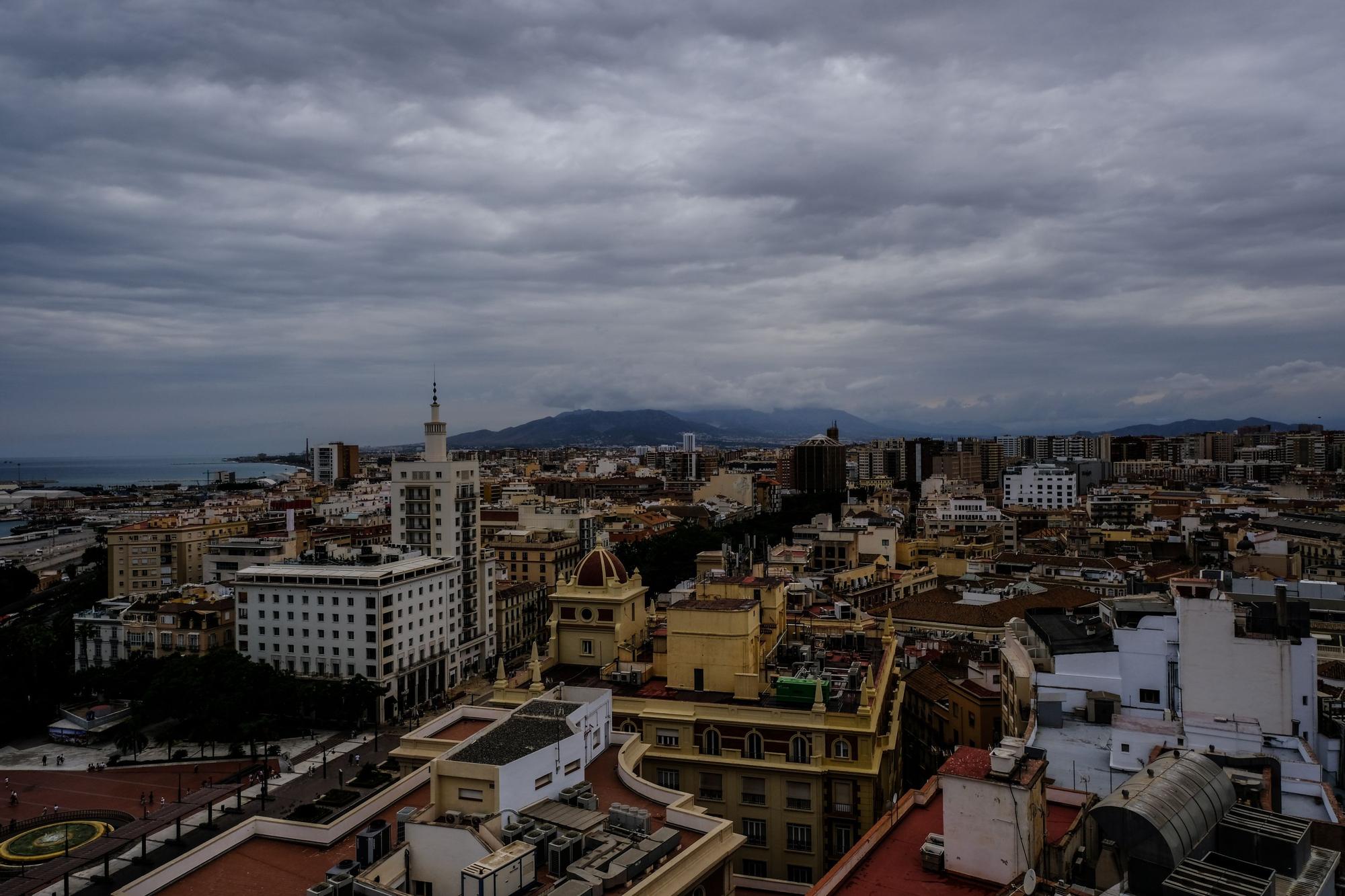 Lluvia en Málaga