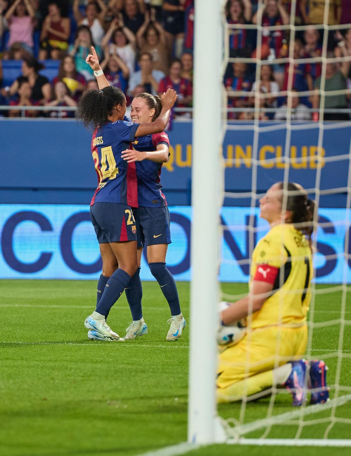 FC Barcelona - AC Milan, el Gamper femenino, en imágenes.