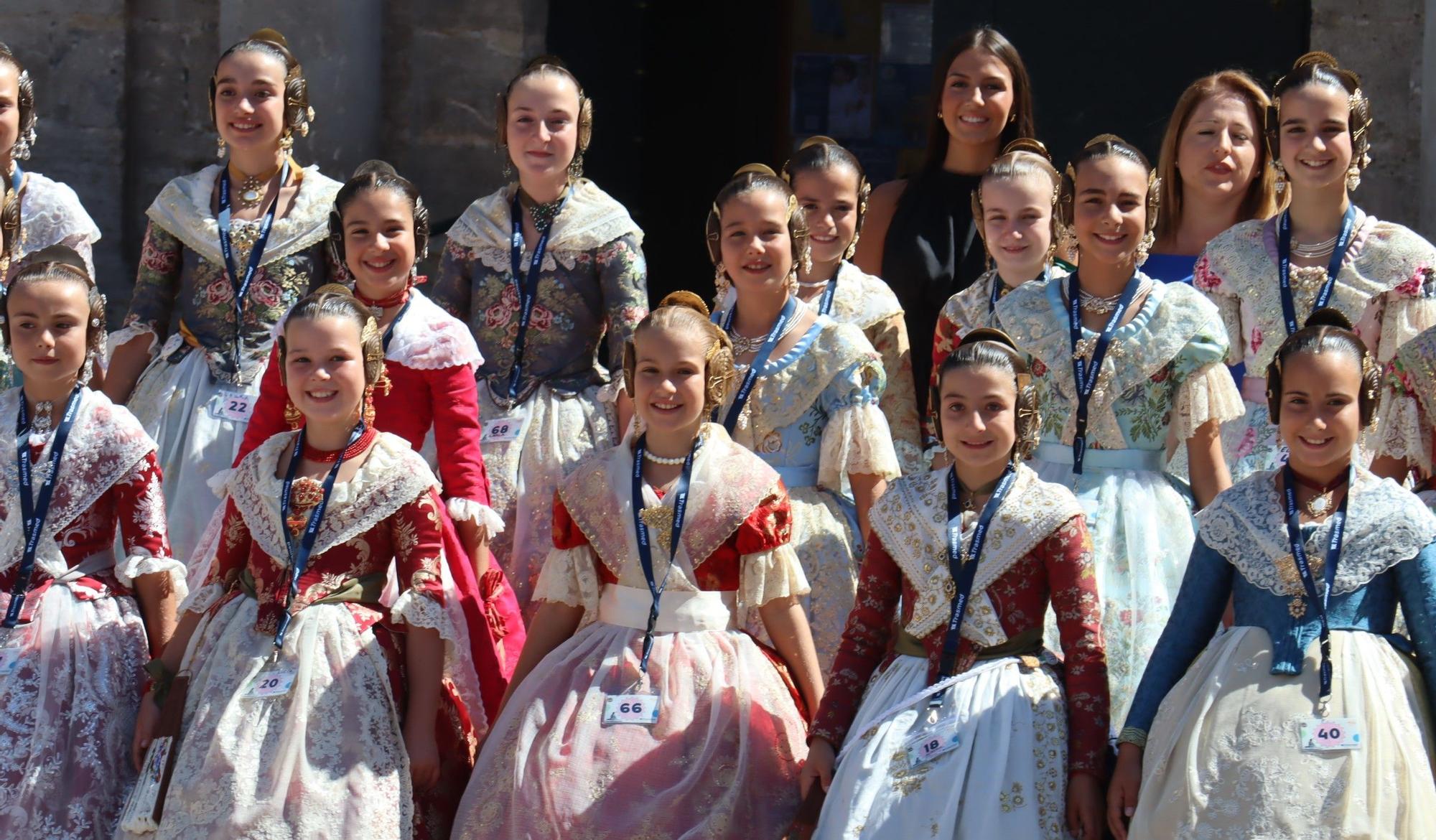El centro de València recibe a las candidatas a Fallera Mayor Infantil 2025