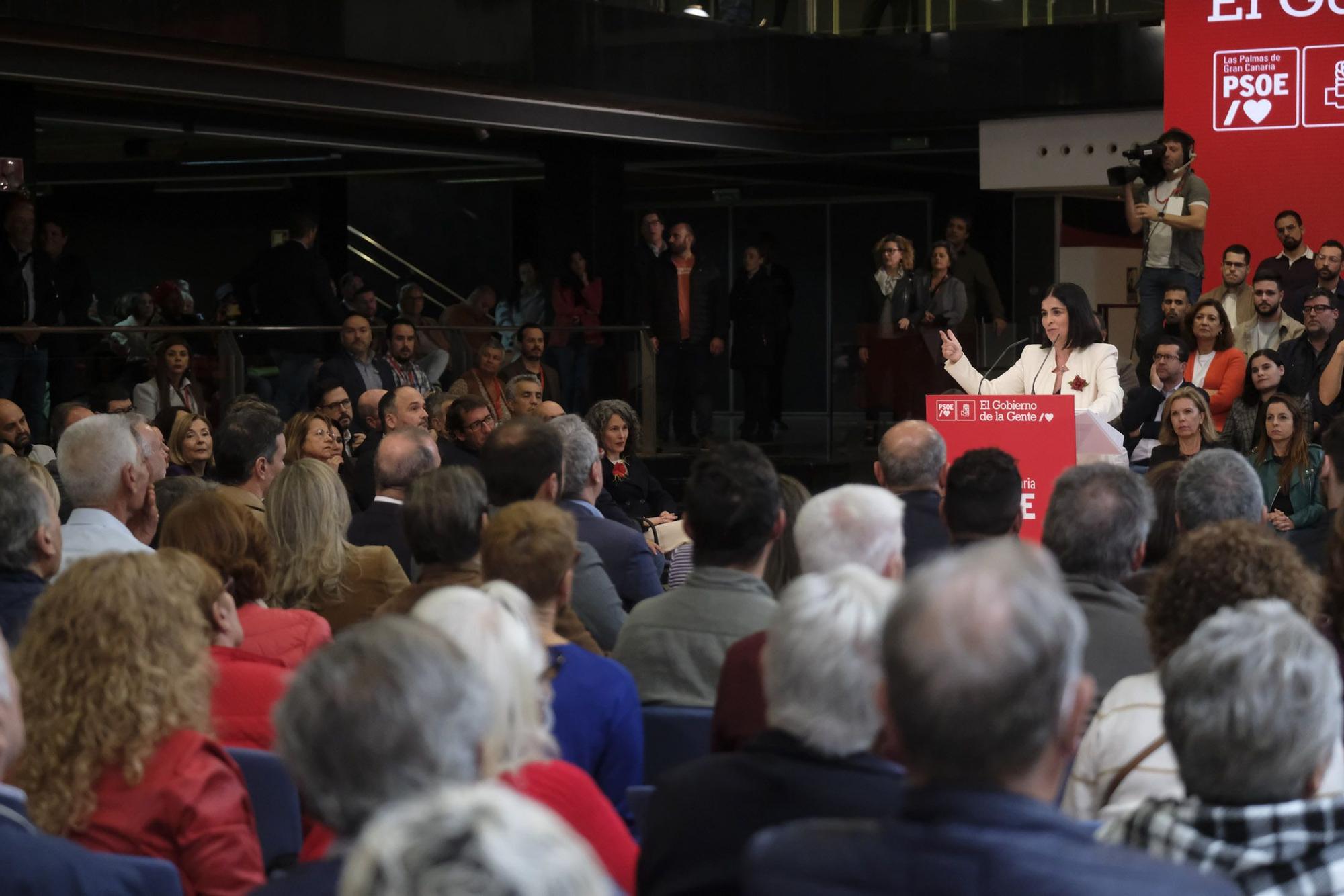 Mitin de Pedro Sánchez en Las Palmas de Gran Canaria