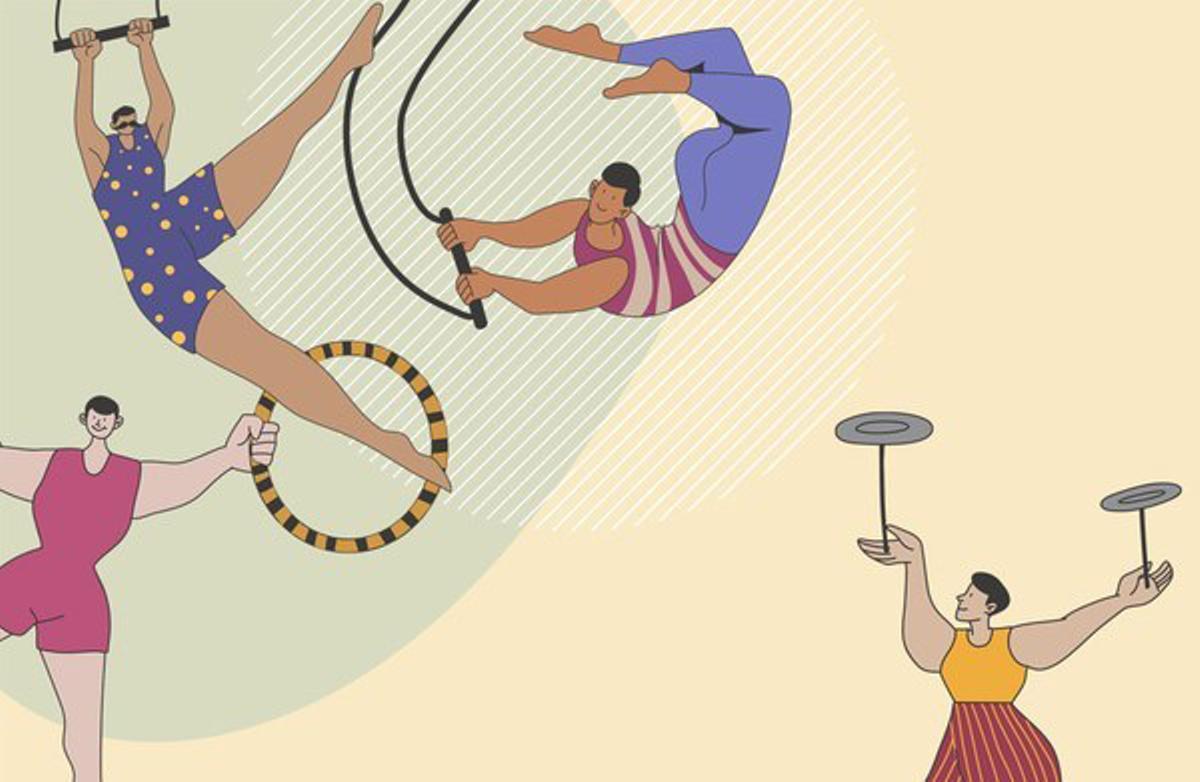 Clown, malabars i acrobàcia per celebrar el dia mundial del circ a Cornellà Clown, malabars i acrobàcia per celebrar el dia mundial del circ a Cornellà