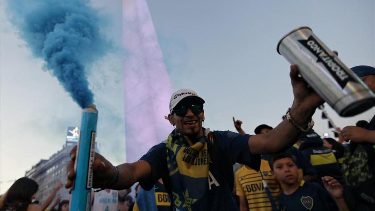 Boca Juniors celebró con todos sus hinchas