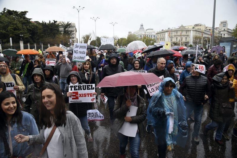 Manifestación 'Revuelta de la España vaciada' en Madrid