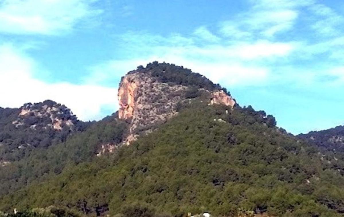 Peña de sa Mola de sa Bastida de 578 metros de altura. | B. LLODRÀ / F. LILLO.