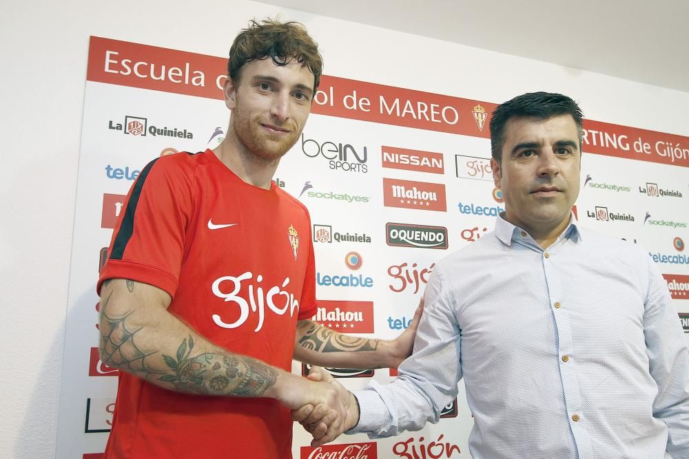 El Sporting presenta a Amorebieta