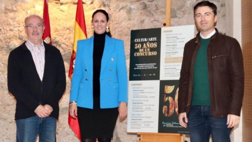 José Celdrán, Juana Mª Martínez y José Antonio Oliver. | L. O.