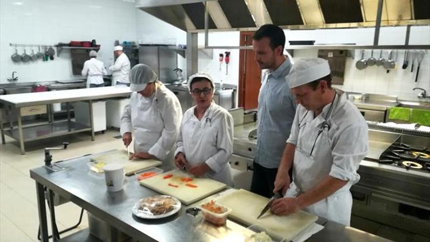 Los alumnos de cocina empezarán las prácticas la próxima semana