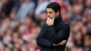 Mikel Arteta exige una reacción por parte de su equipo de cara a la vuelta de los cuartos de final de la Champions en el Allianz