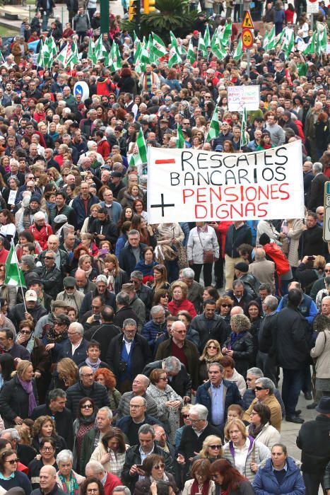 Concentración en Málaga por unas pensiones "dignas"