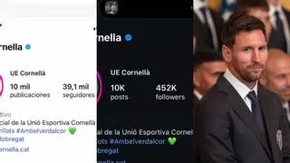 Impacto Messi: crecimiento récord del Cornellà y más seguidores que el Espanyol