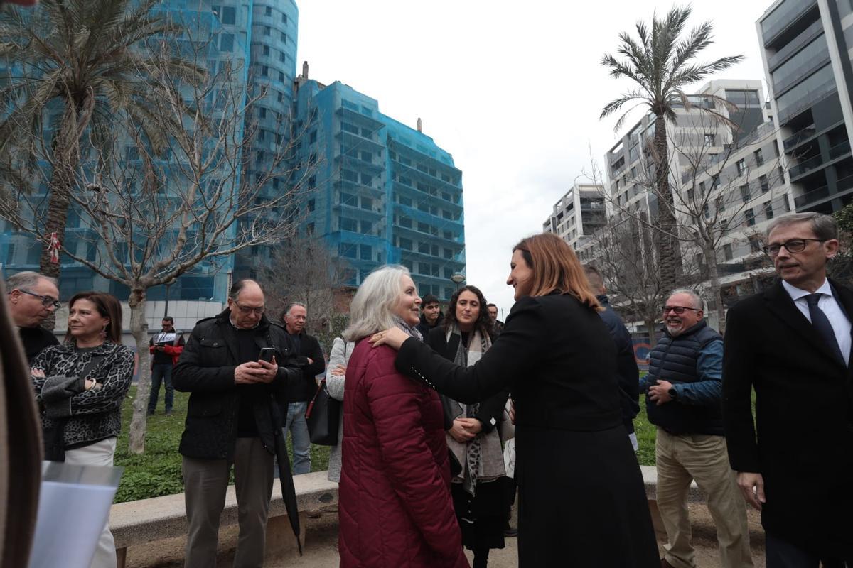 Acto de conmemoración del incendio de Campanar en su aniversario