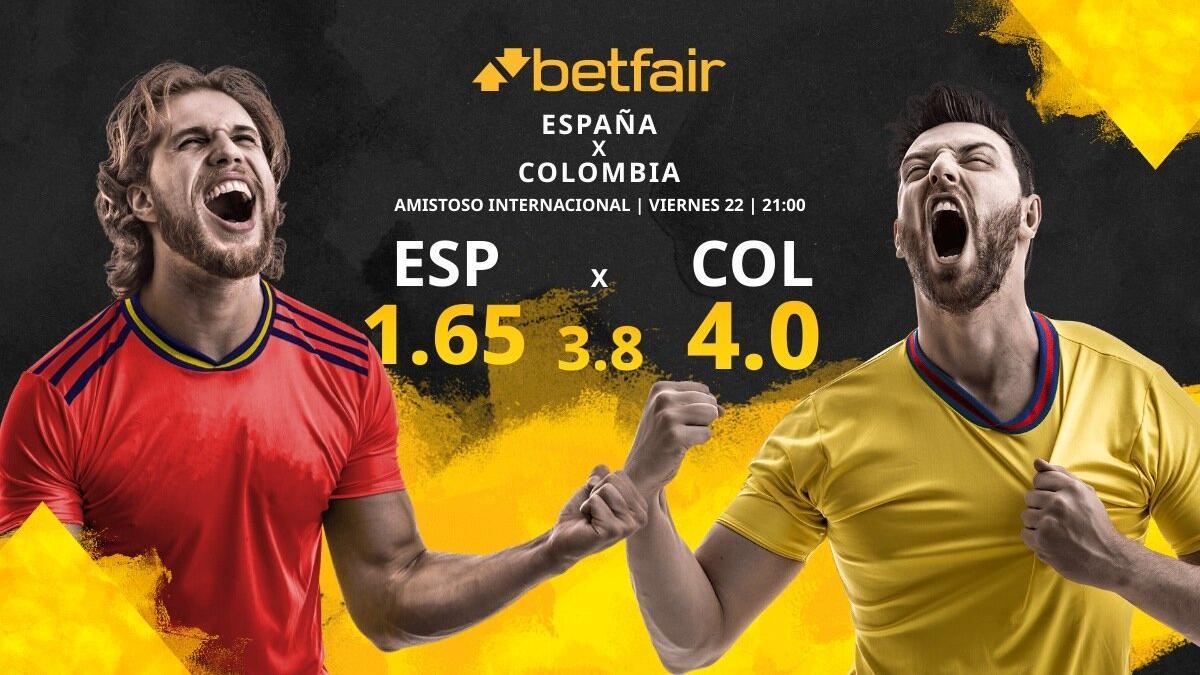 España vs. Colombia: horario, TV, estadísticas, clasificación y pronósticos
