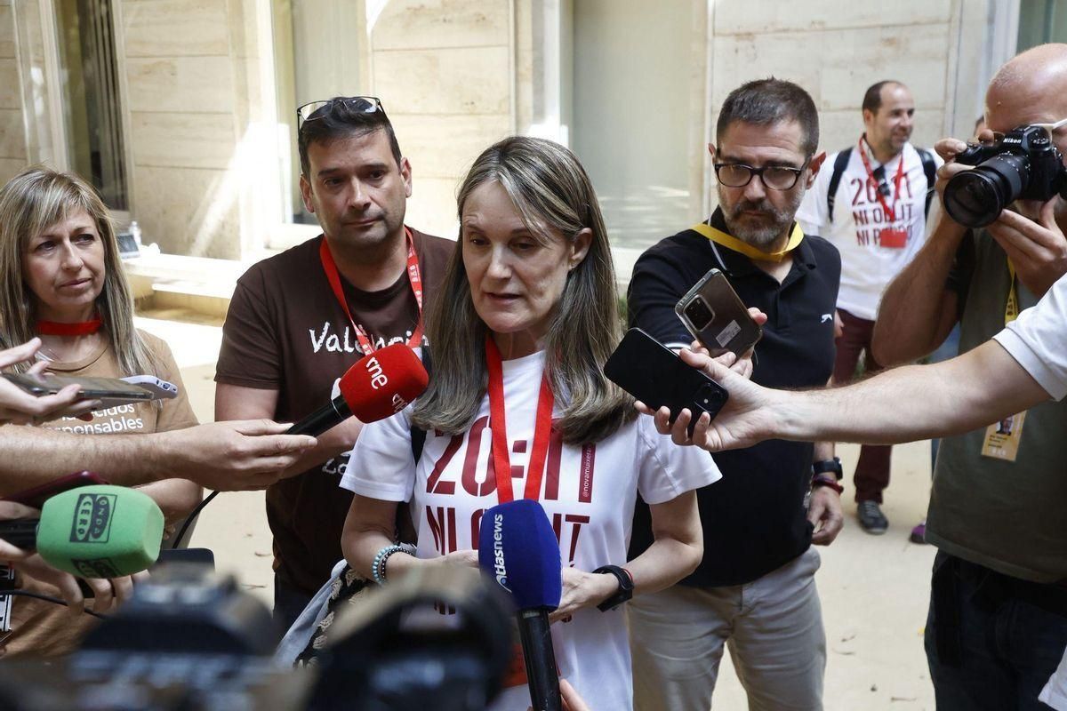 Rosa Álvarez, presidenta de la Asociación de Víctimas Mortales de la Dana