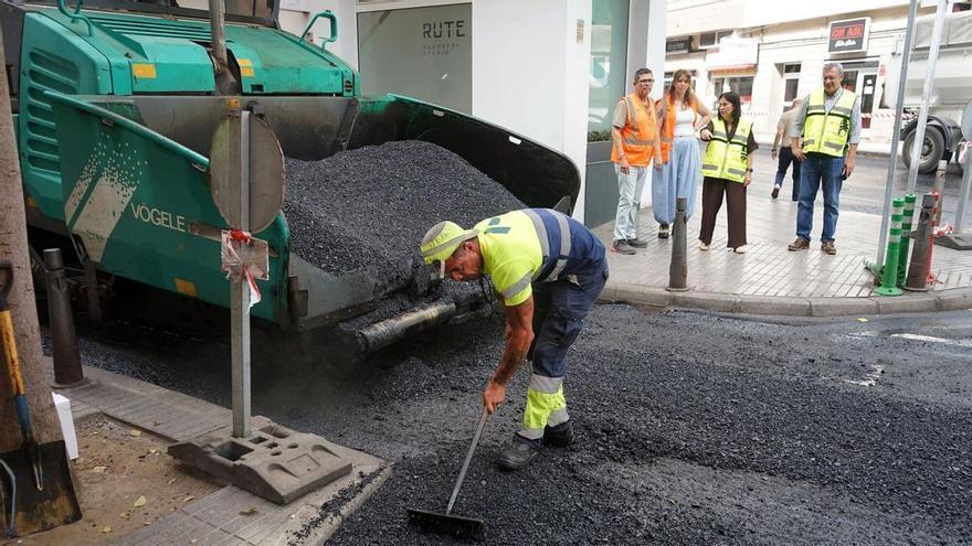 Estas son las dos calles de Alcaravaneras que tendrán cortes nocturnos por obras de asfaltado