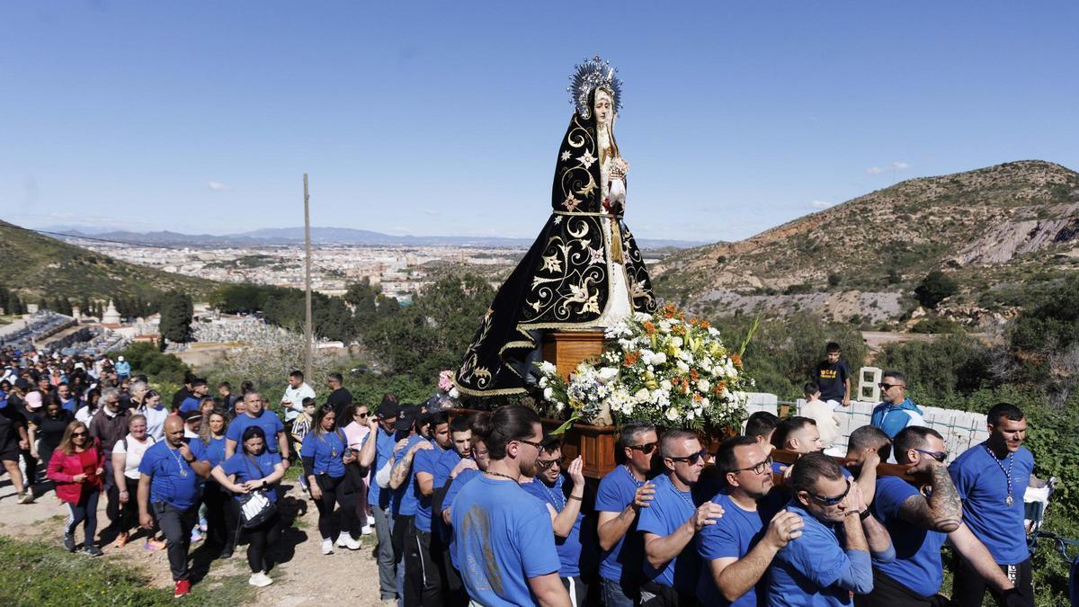 Todas las imágenes de la romería de la Virgen del Calvario de Cartagena.