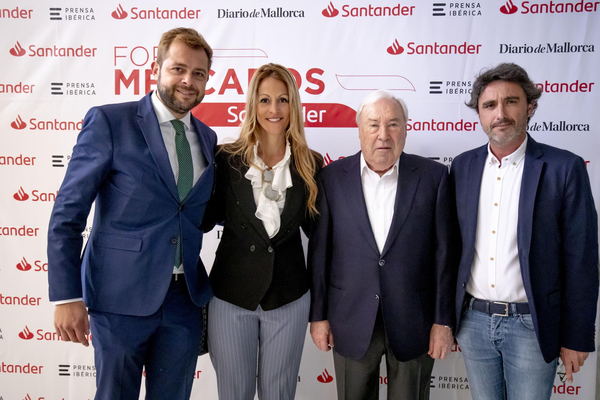 El Foro de Mercados Banco Santander organizado por Diario de Mallorca reunió a numeroso público