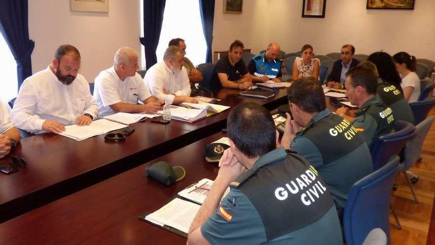 Asistentes a la última reunión del plan de seguridad.