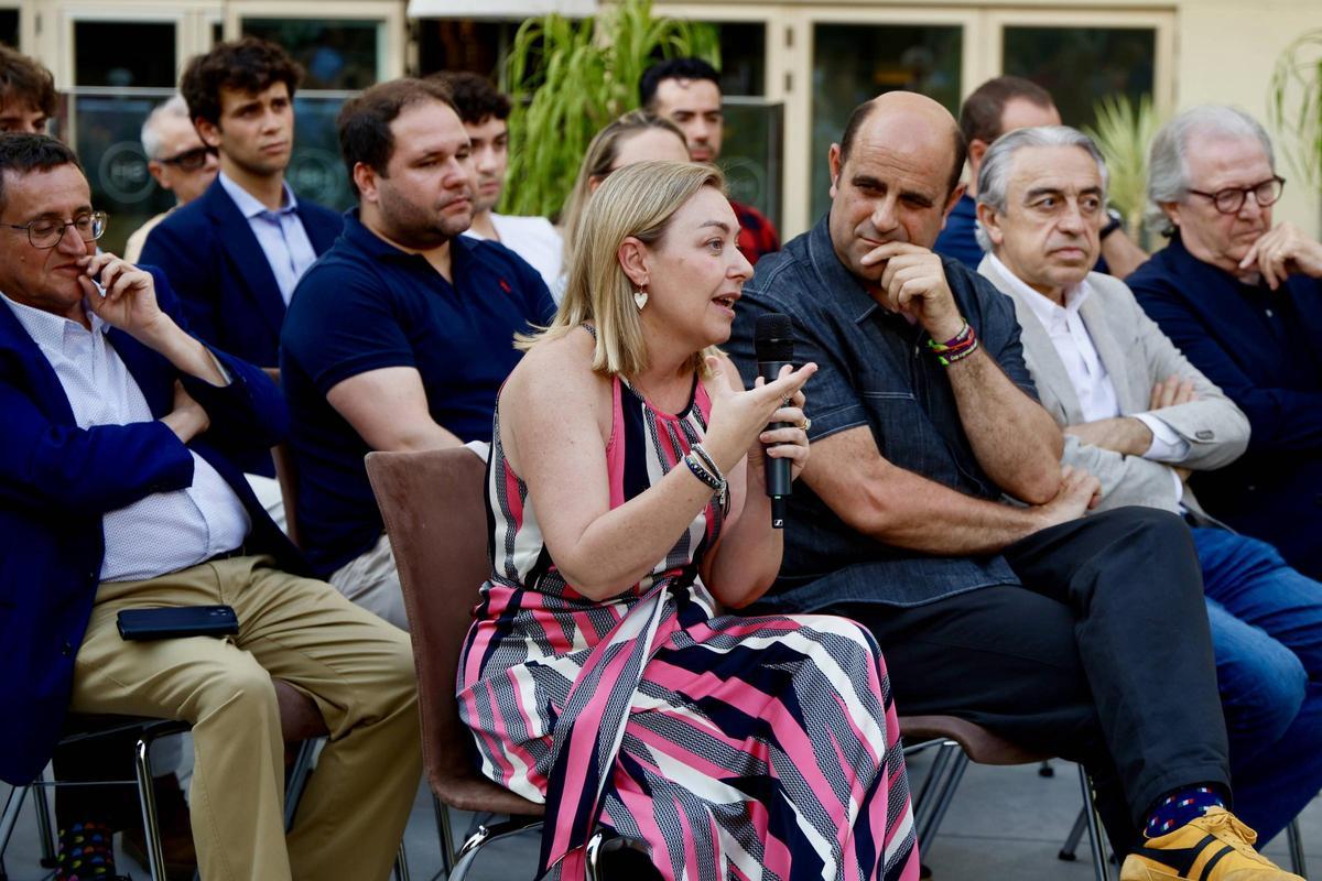 La vicepresidenta de la Diputación, Natalia Enguix, en el primer Afterwork de 'Levante-EMV'.