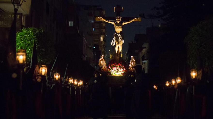 Procesión del Silencio en La Vila Joiosa, este miércoles.