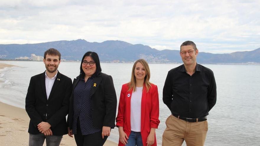 Els quatre alcaldables d&#039;ERC de la Badia de Roses.