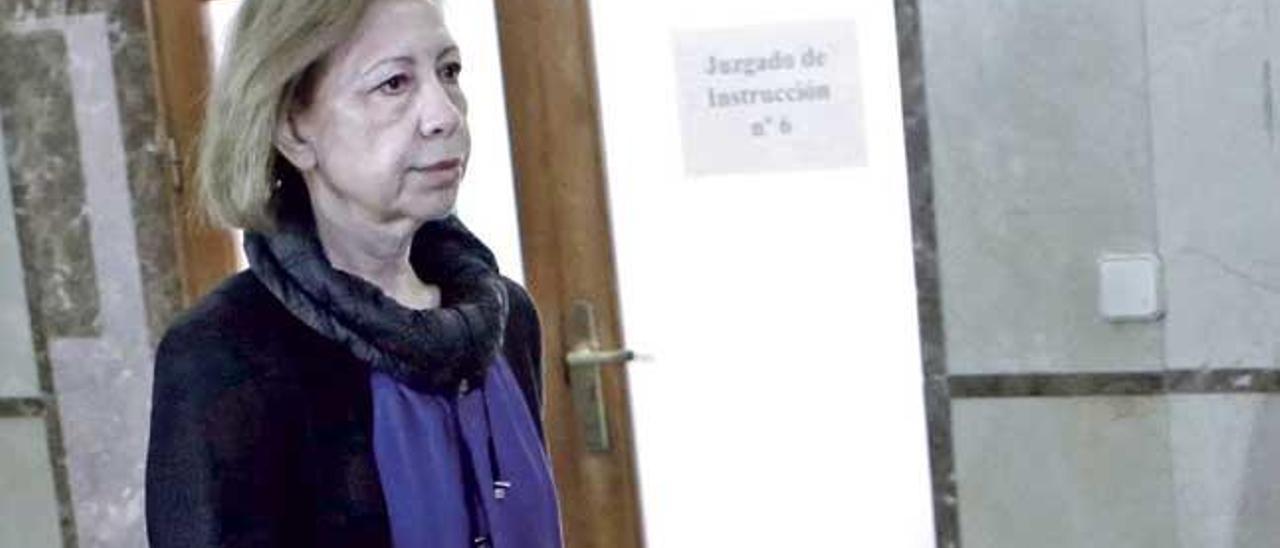 Maria Antònia Munar, en los juzgados.