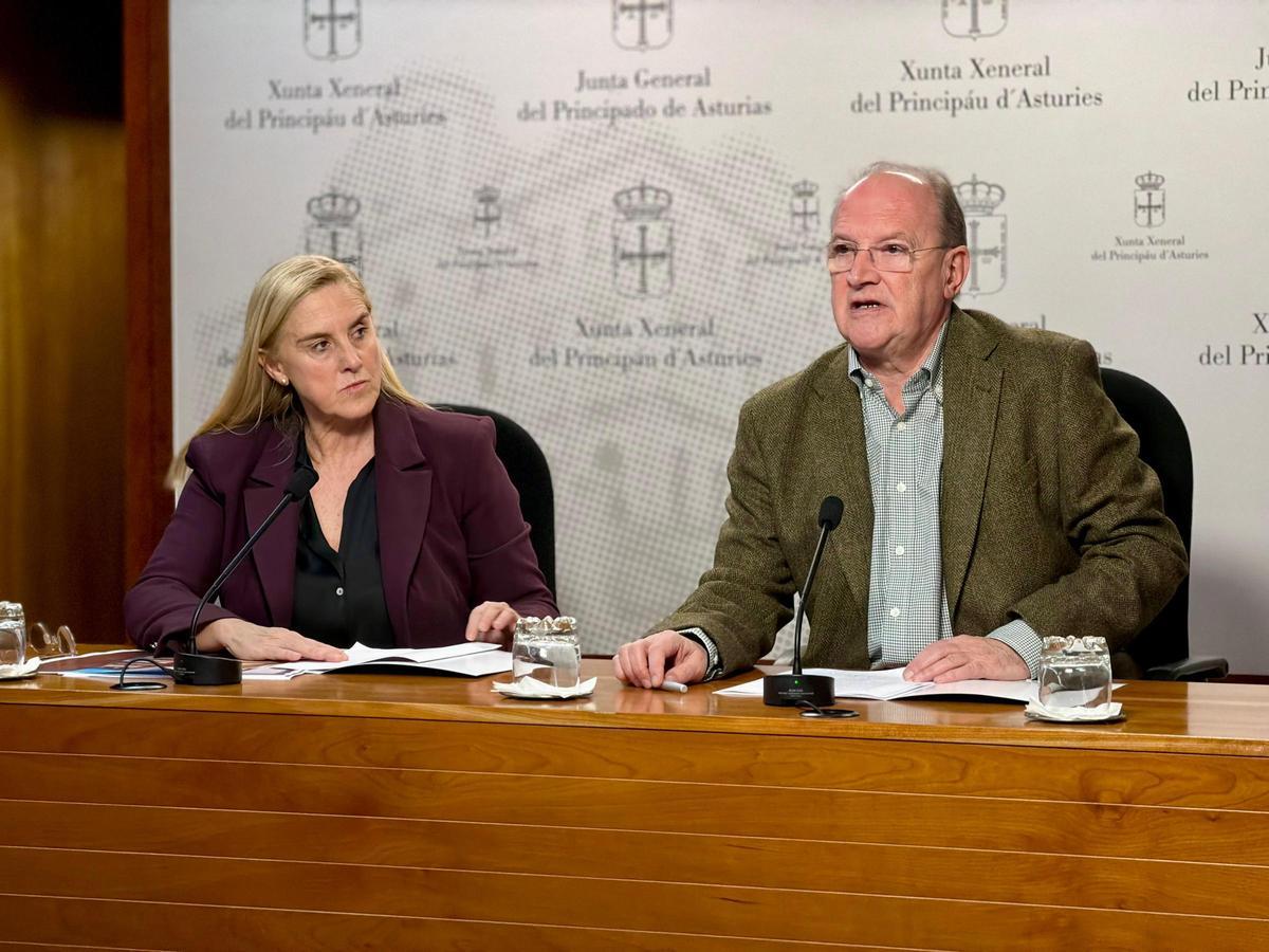 Susana Fernández y José Cuervas-Mons durante rueda de prensa.