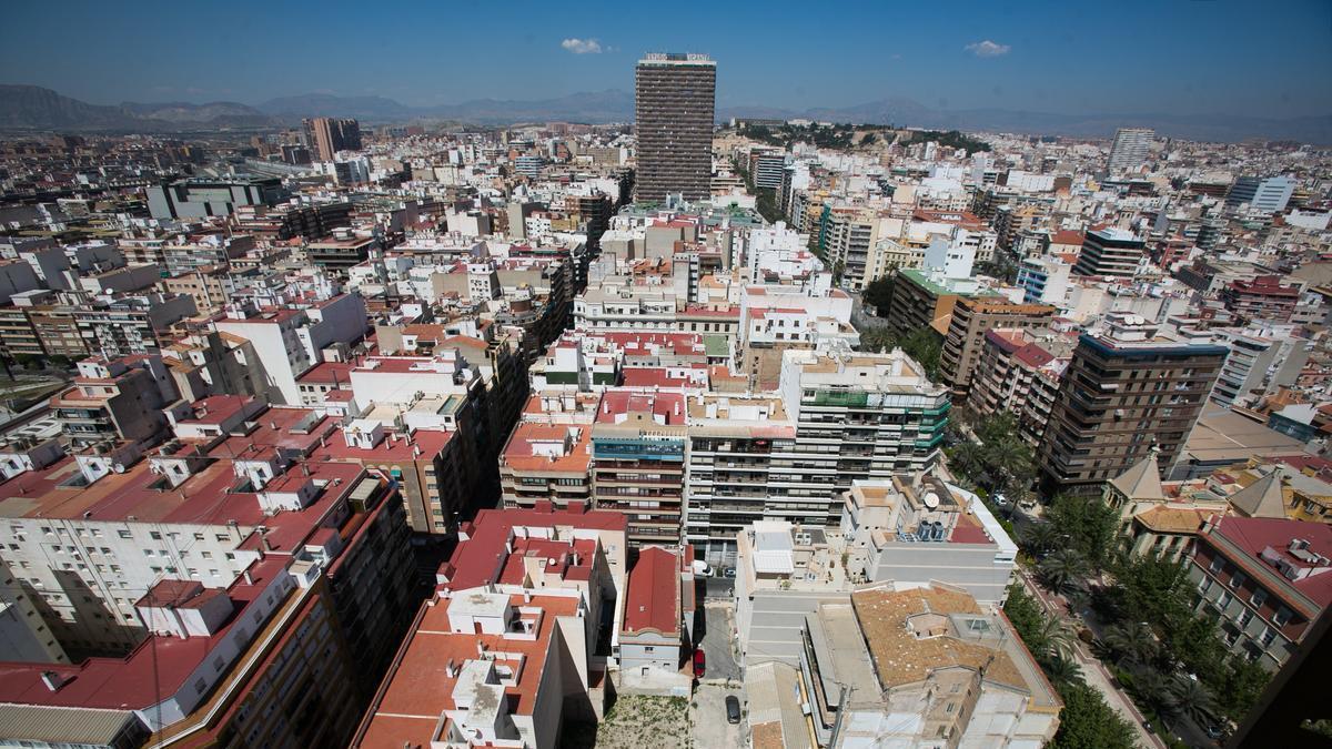 Imagen aérea de Alicante