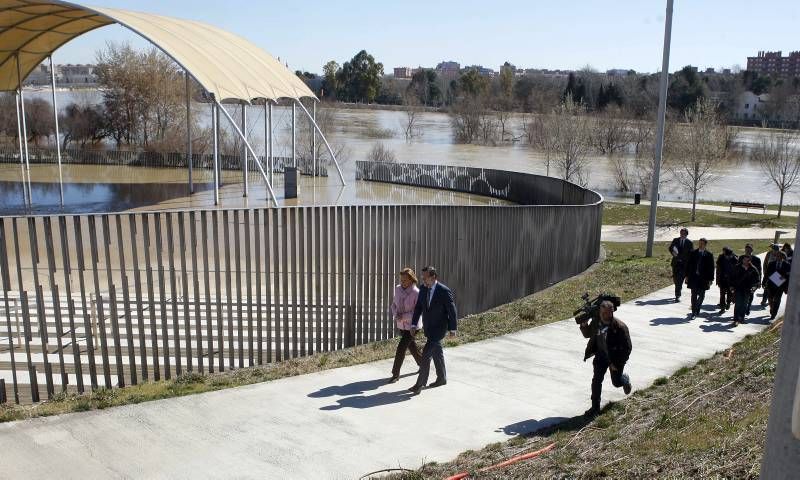 Fotogalería de la visita de Rajoy a la ribera del Ebro