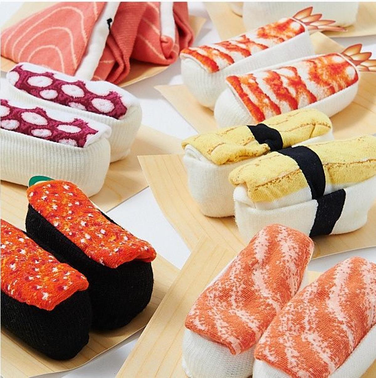 Regalos Navidad 2016: calcetines de sushi