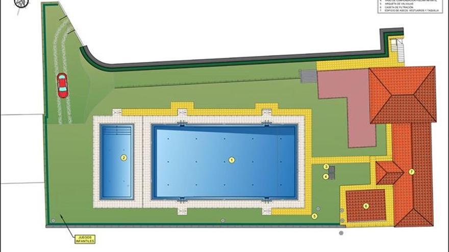 Casi 300.000 euros para la nueva piscina municipal