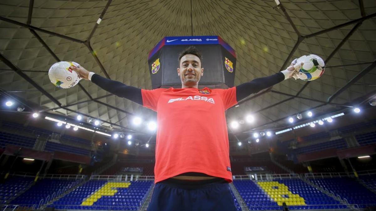 El capitán Paco Sedano vive su décima temporada en el Barça Lassa