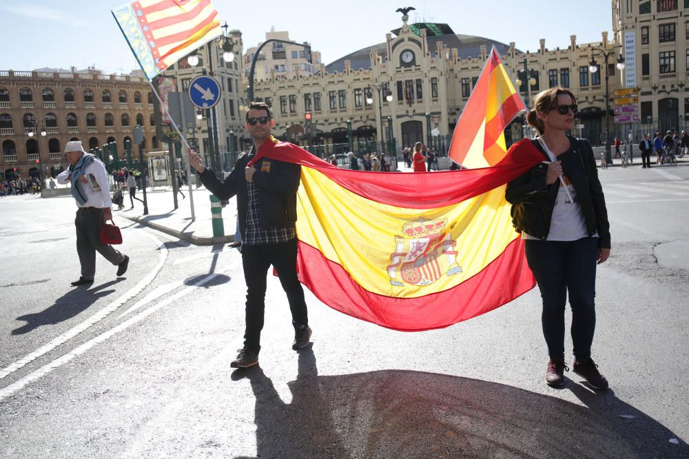 Manifiestación en València contra los 'països catalans'