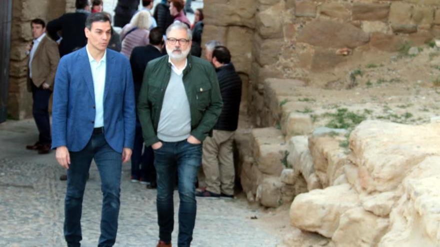 Pedro Sánchez fa parada a Lleida i visita la Seu Vella