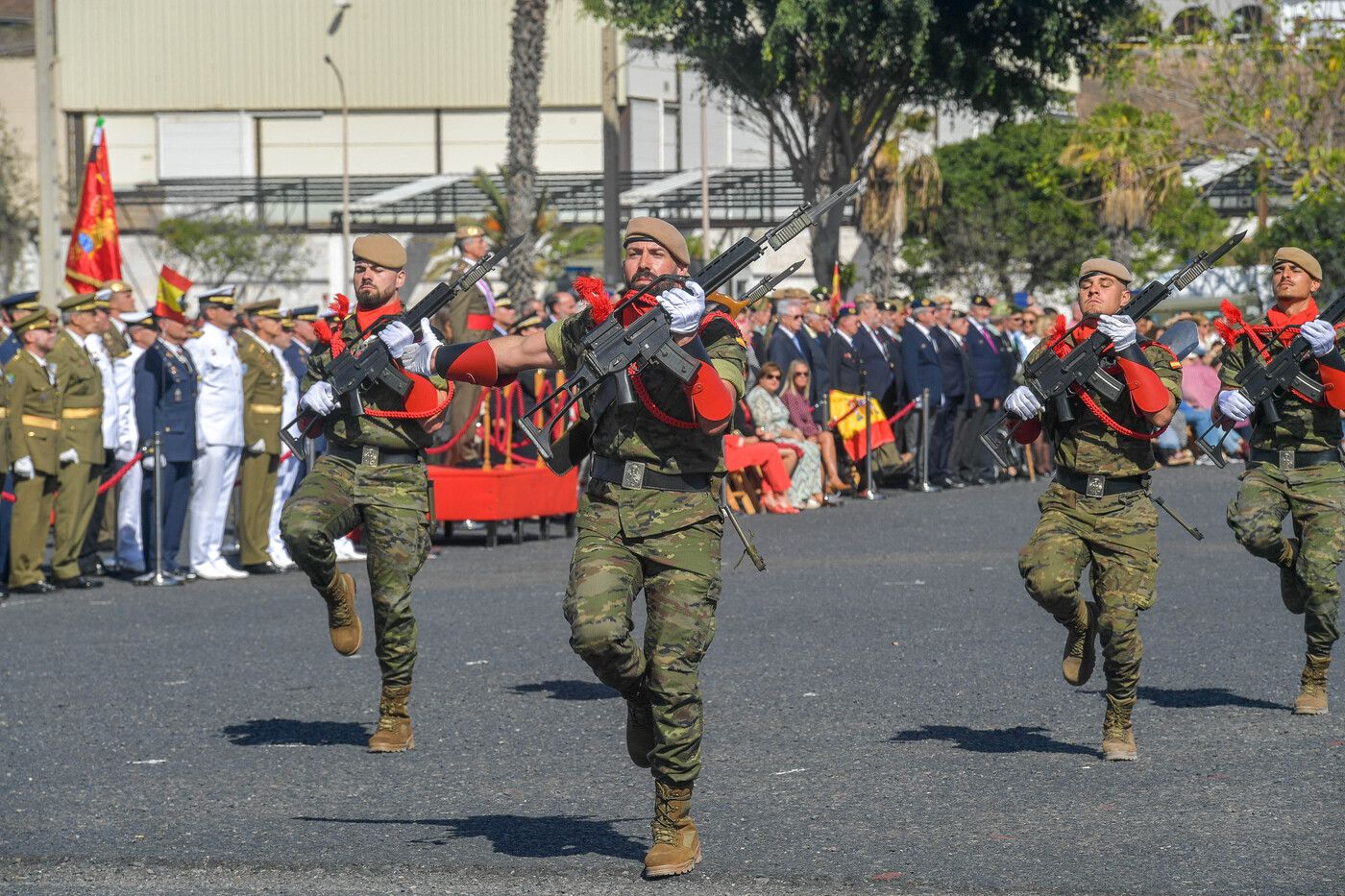 Celebración del día de la patrona de Infantería en Las Palmas de Gran Canaria