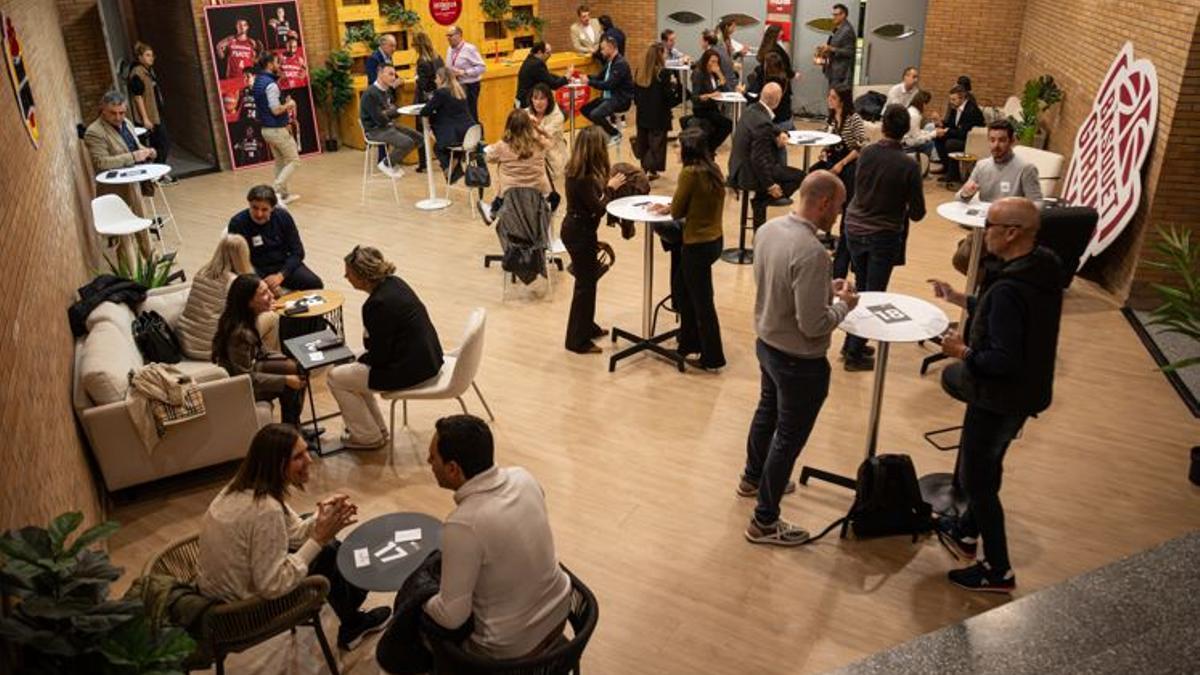 La trobada de patrocinadors del Bàsquet Girona a Fontajau.