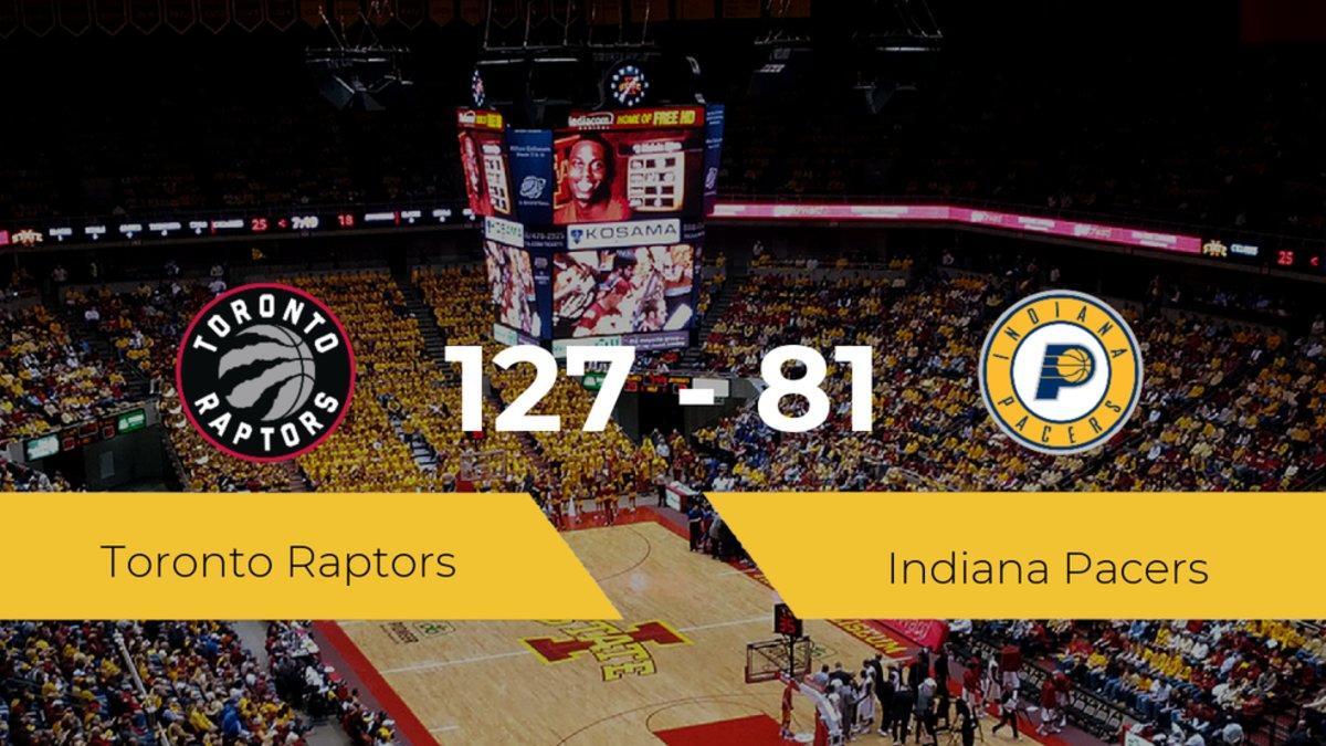Toronto Raptors logra vencer a Indiana Pacers en el Scotiabank Arena (127-81)