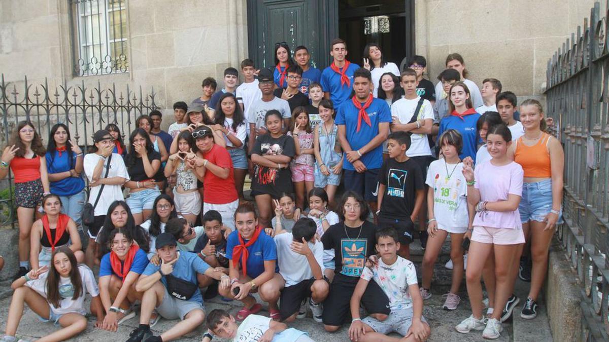 El campamento de Amencer también visitó el Obispado.   | // I. OSORIO