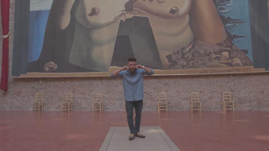 El xef Marc Ribas al Museu Dalí de Figueres.
